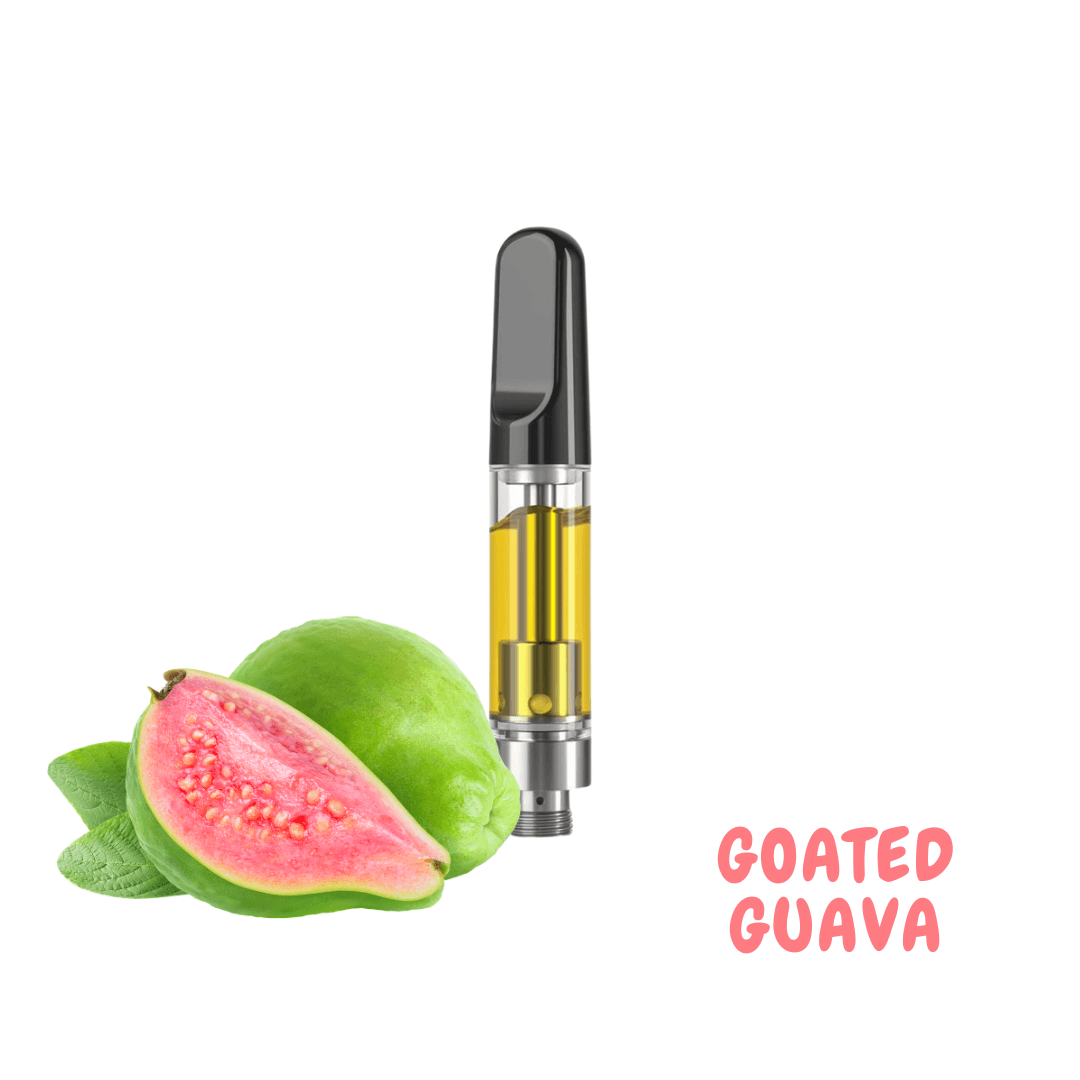 Liquid Gold Live Resin Distillate Blend Goated Guava Disposable