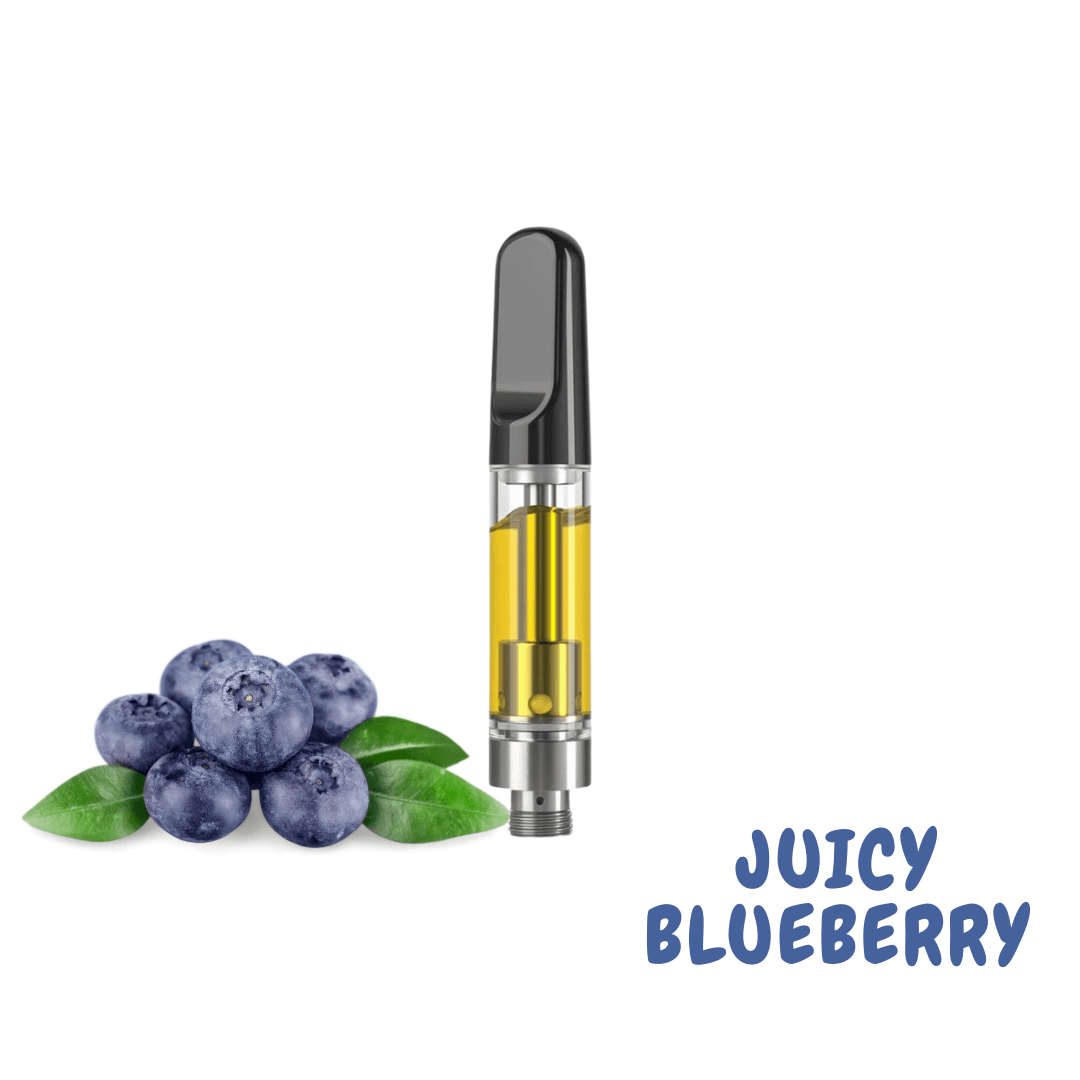 Liquid Gold Live Resin Distillate Blend Juicy Blueberry Disposable