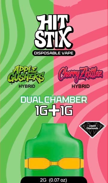 Hit Stix Apple Gushers + Cherry Zkittlez Disposable