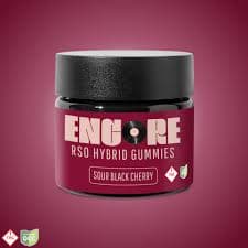 Encore Edibles Sour Black Cherry RSO Gummies - 744614