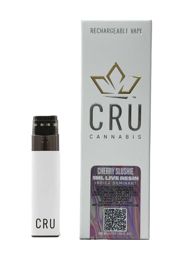 CRU Cannabis CRU Cherry Slushie Live Resin Vape