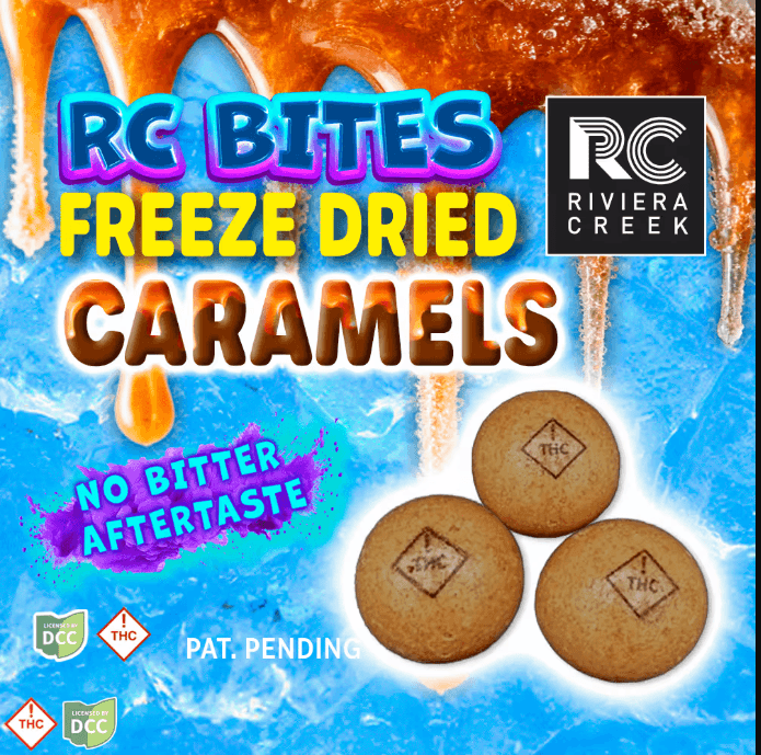 Riviera Creek Freeze Dried Caramels 3pk
