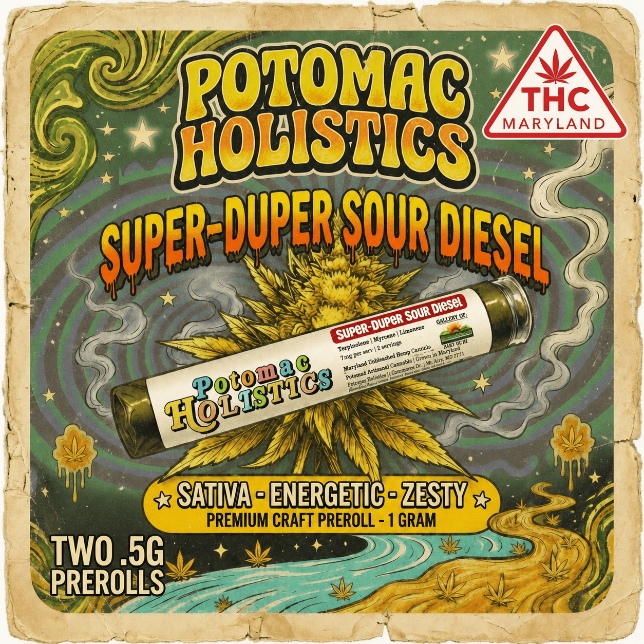 Potomac Holistics Super Duper Sour Diesel [.5g]