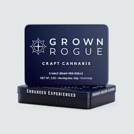 Grown Rogue Grown Rogue Pre-Roll 5pk/2.5g- Granddaddy Candy