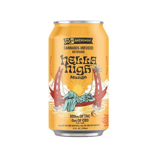 Manzanita Naturals 21st Amendment Hella High Mango 100mg Beverages
