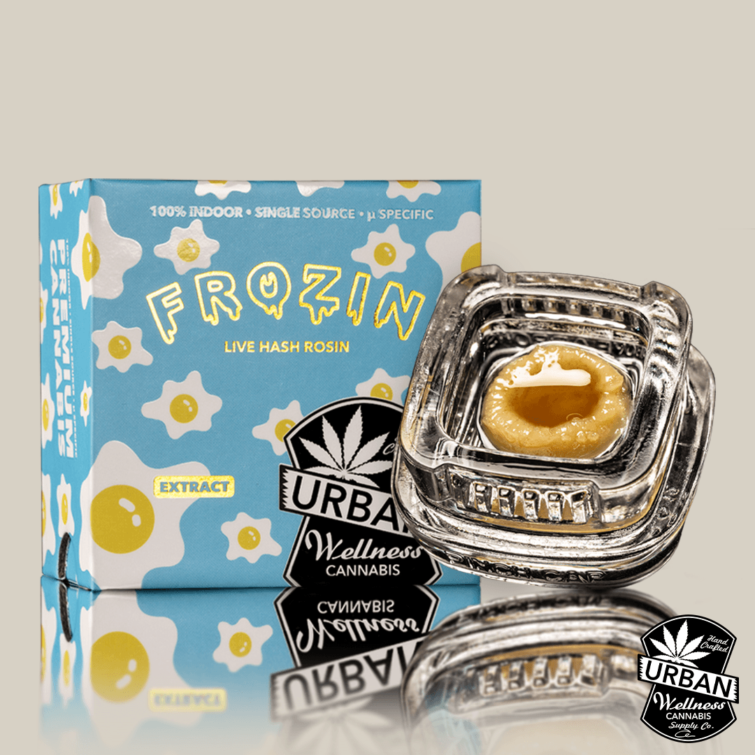 Frozin Triangle Kush + Amarelo - Live Rosin - 90-120u