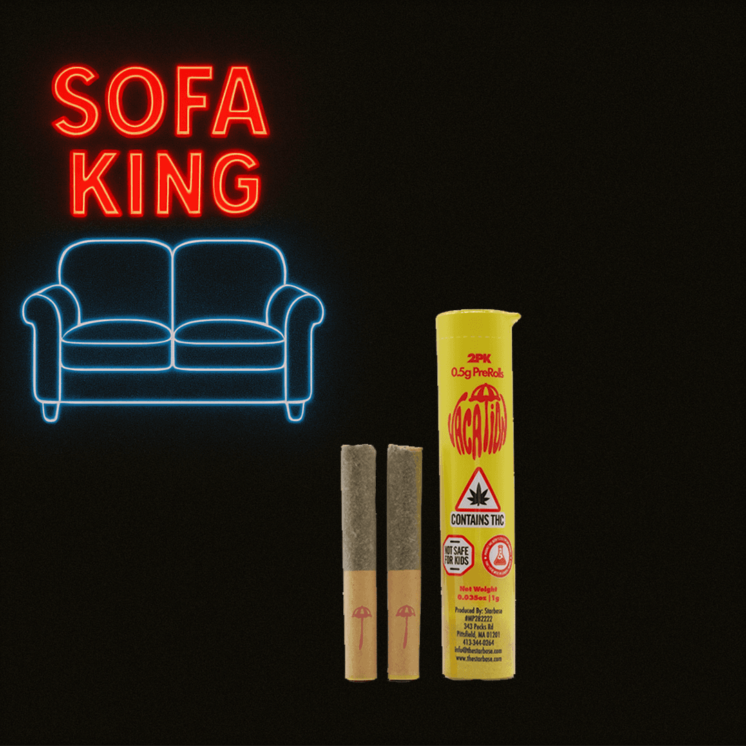 Vacation Sofa King - .5g Pre-Roll 2-Pack - Indica