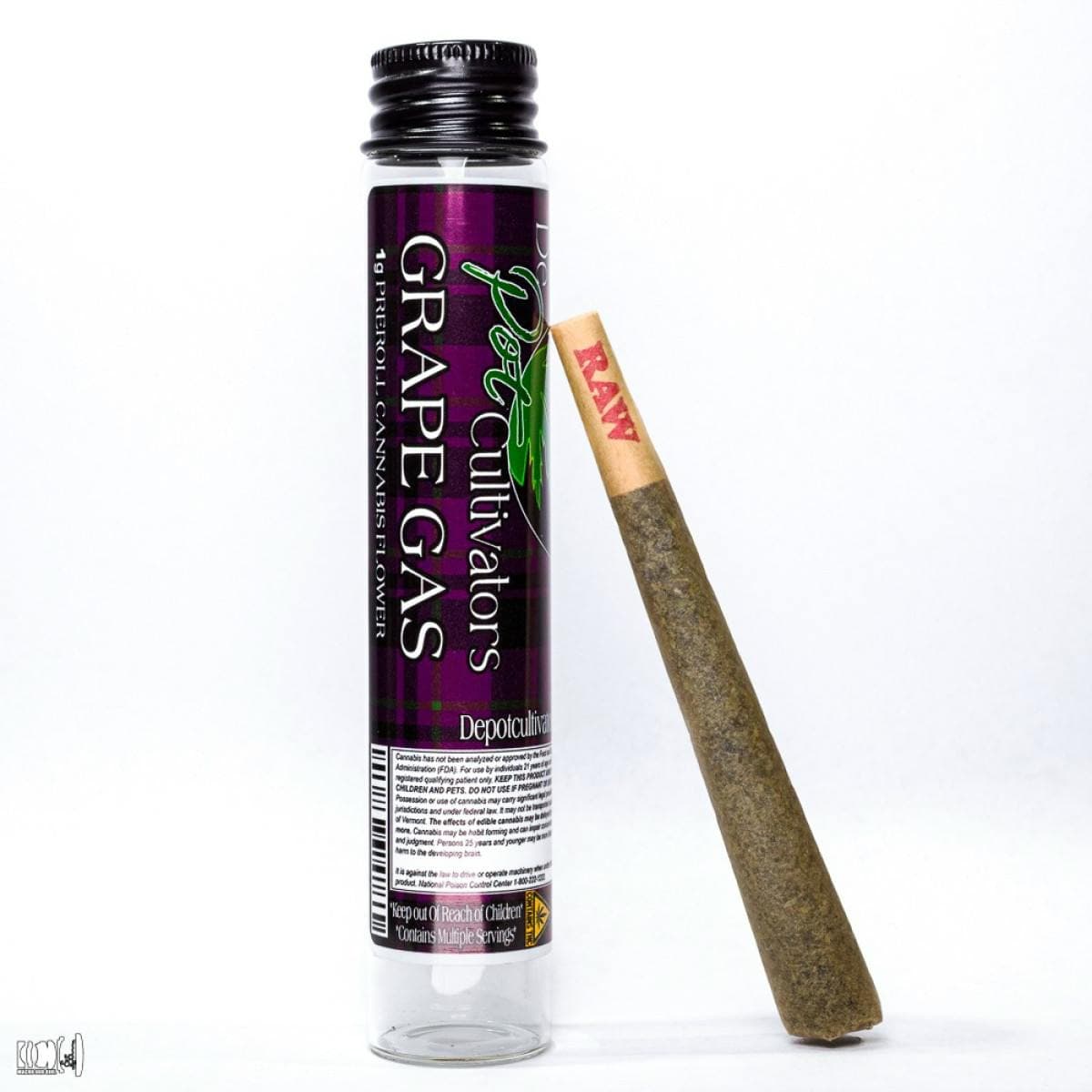 DePot Cultivation Grape Gas 1GPre Roll