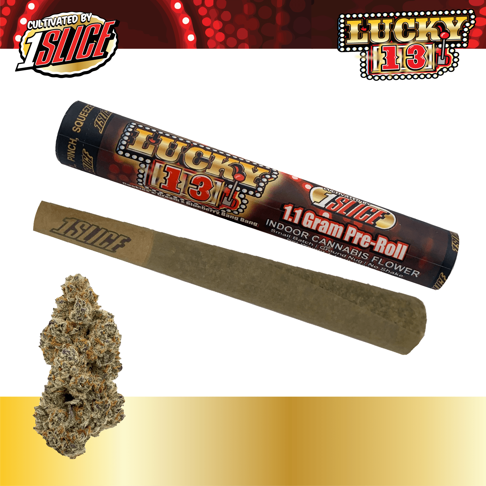 #1 Slice Lucky 13 | Pre-roll | 1.1g