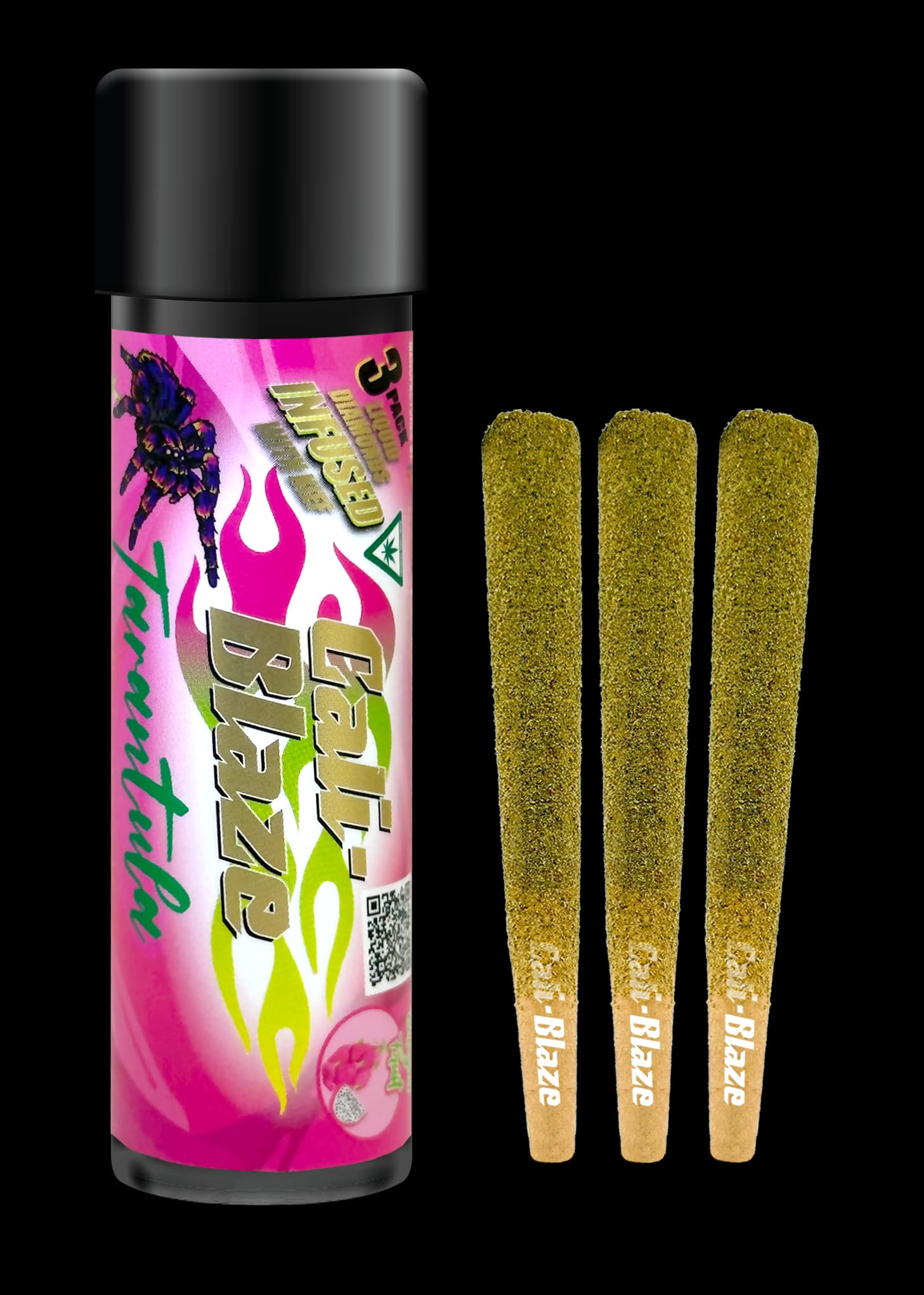 Cali-Blaze Dragon Fruit-(I)-Tarantula Preroll 3pk- -Cali Blaze