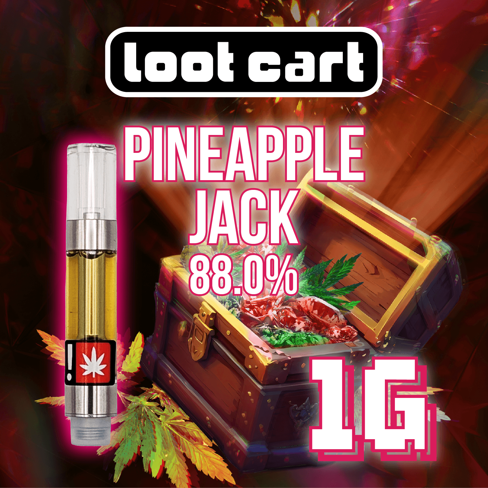 Loot Bar 1g Cart | Pineapple Jack
