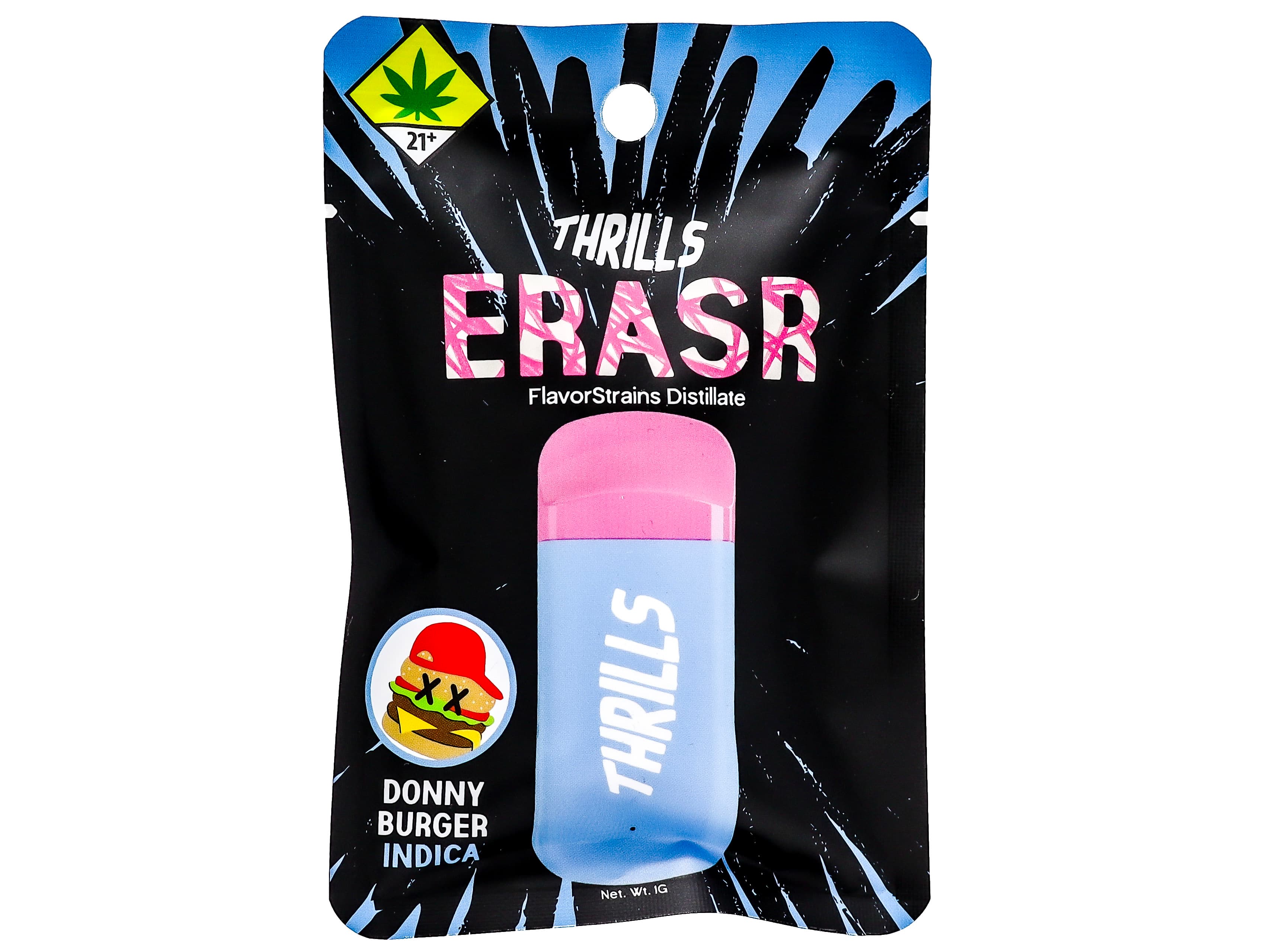 Thrills - ERASR WRX Donny Burger Disposable Distillate Cart 3485368934