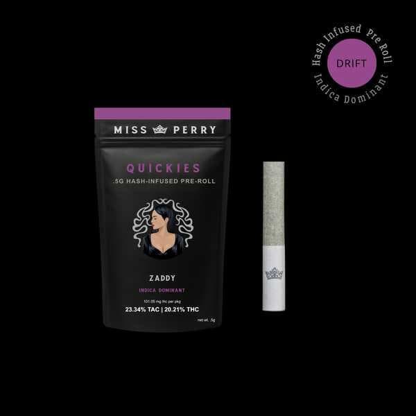 Miss Perry Zaddy X Chem Bomb | Hash Infused | .5G