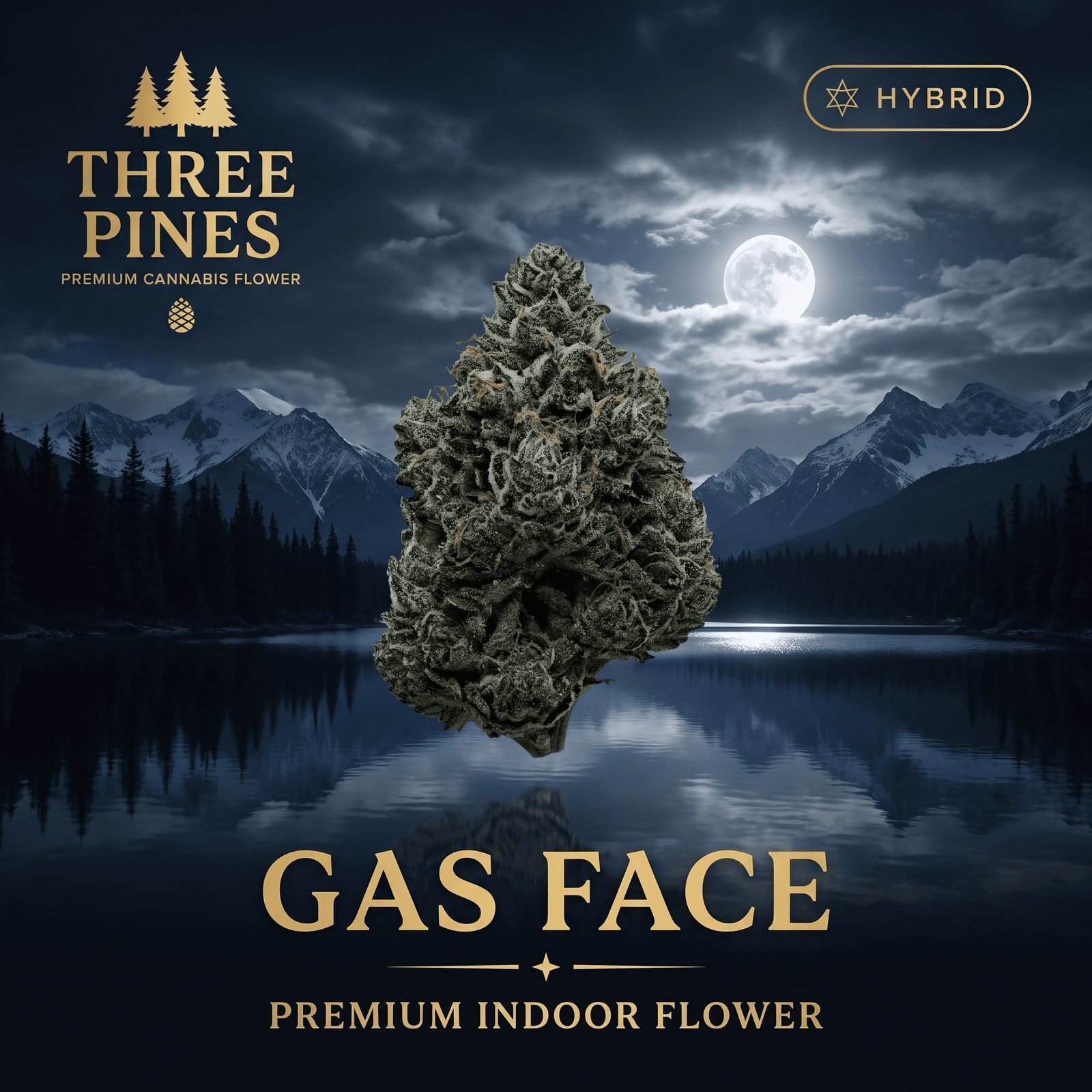 Three Pines 1oz Three Pines Top Shelf - Gas Face (H) (28 Gram) Pre-Pack