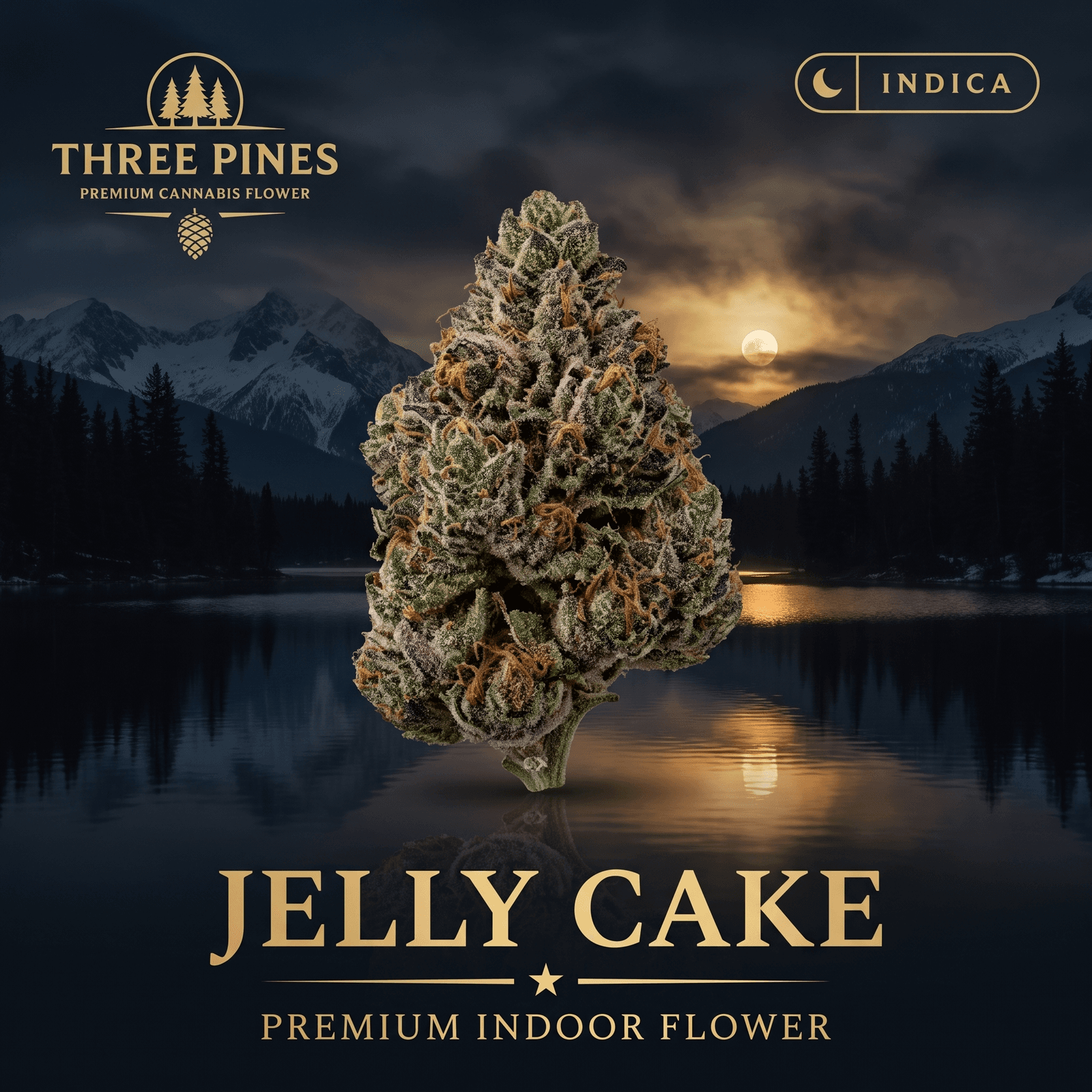 Three Pines 1oz Three Pines Top Shelf - Jelly Cake (I/H) (28 Gram) Pre-Pack