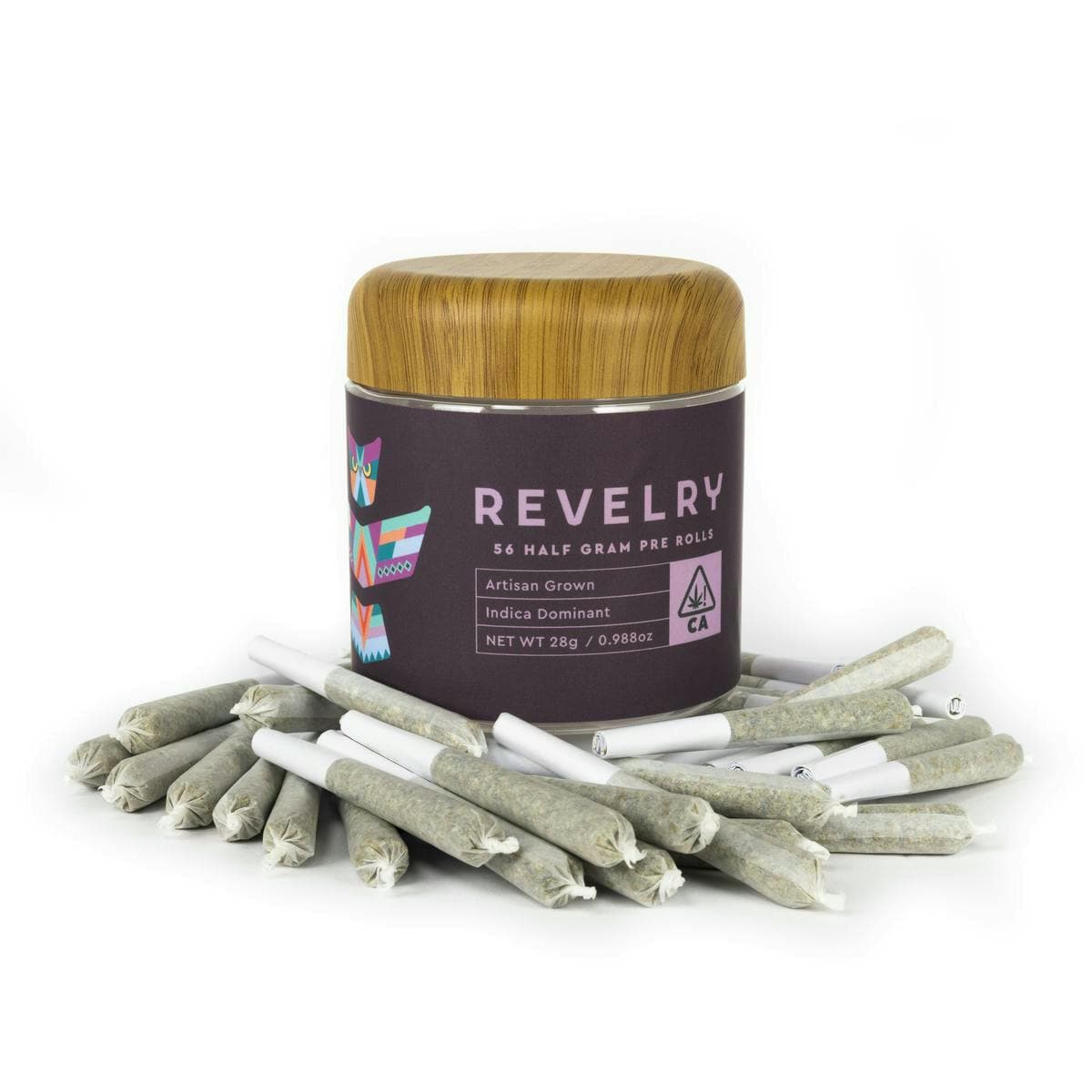 Revelry 56-Pack Prerolls each) | 28g | I | Lemon Cherry Zwirl