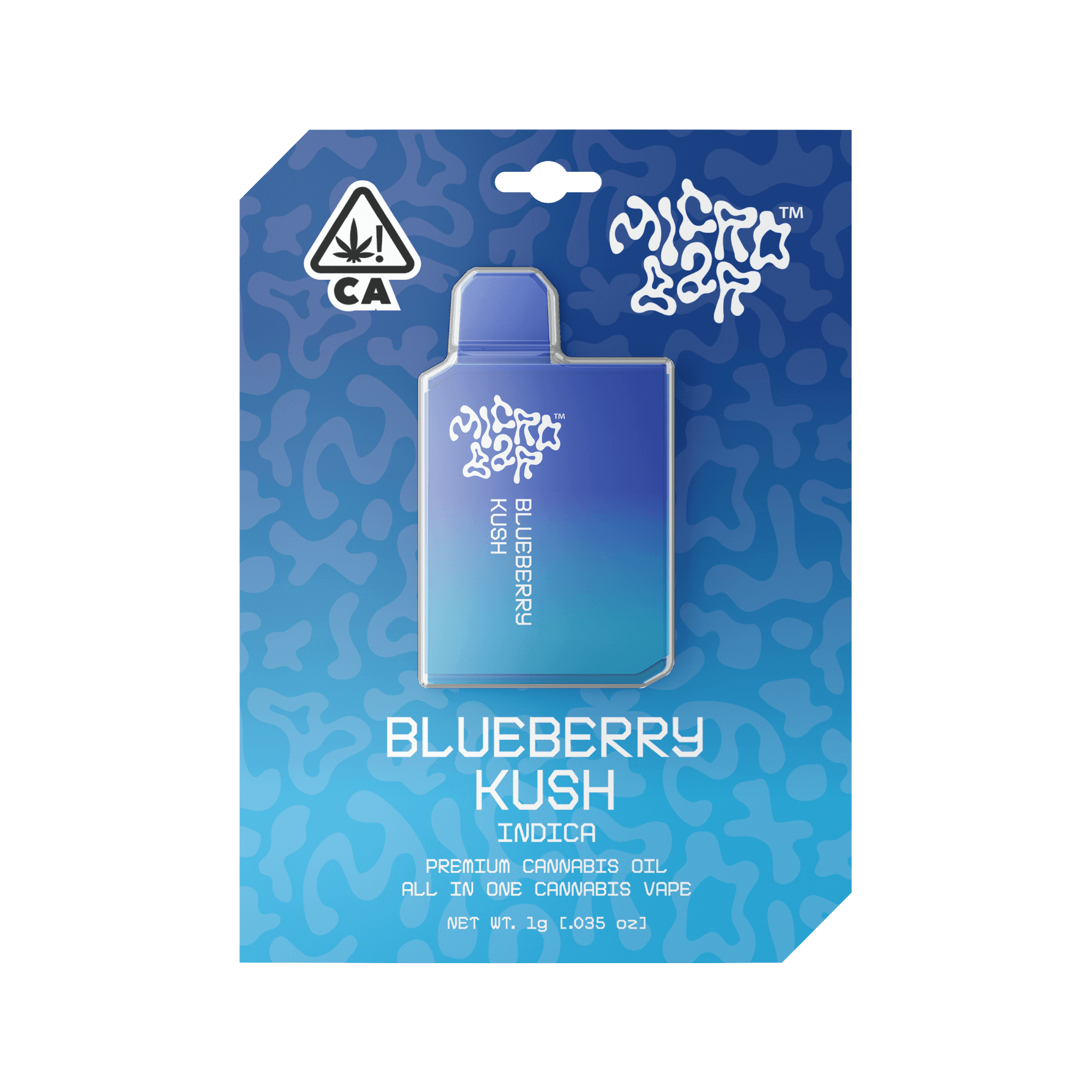 Micro Bar Blueberry Kush All in One 1G