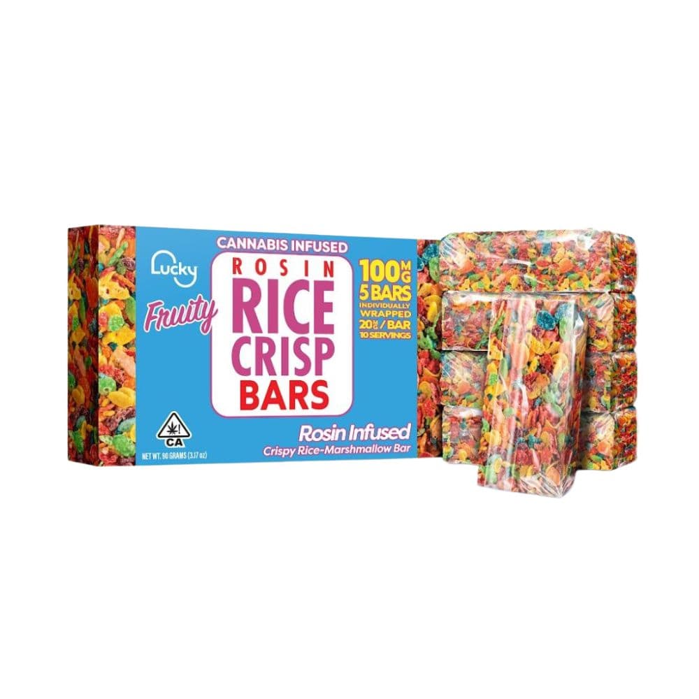 LUCKY Lucky Crispy Rice Bars Fruity (20mg x 5ct) 100mg