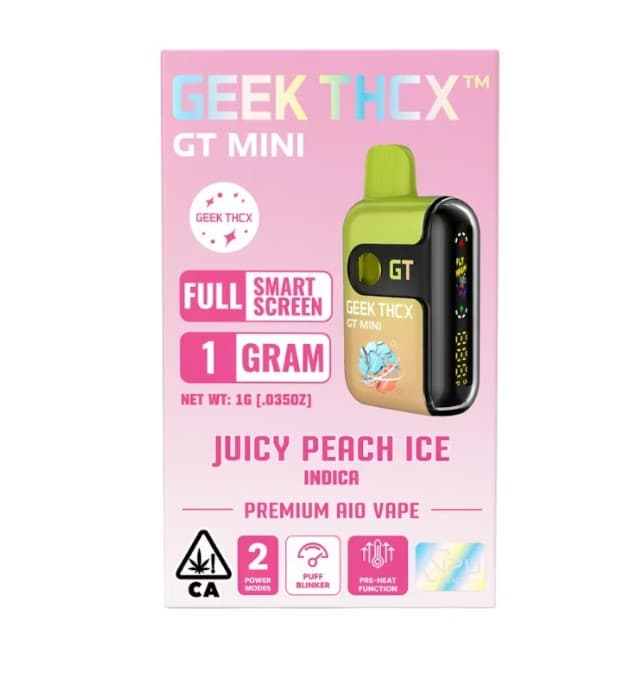 Geek THCX JUICY PEACH ICE AIO - 1 G