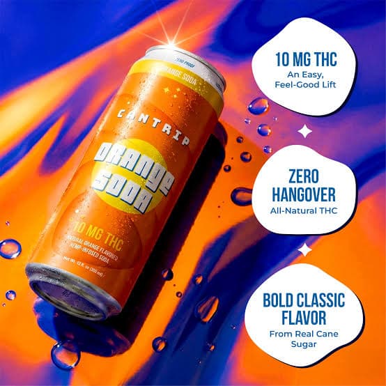 Cantrip Orange Soda THC Seltzer | 10mg
