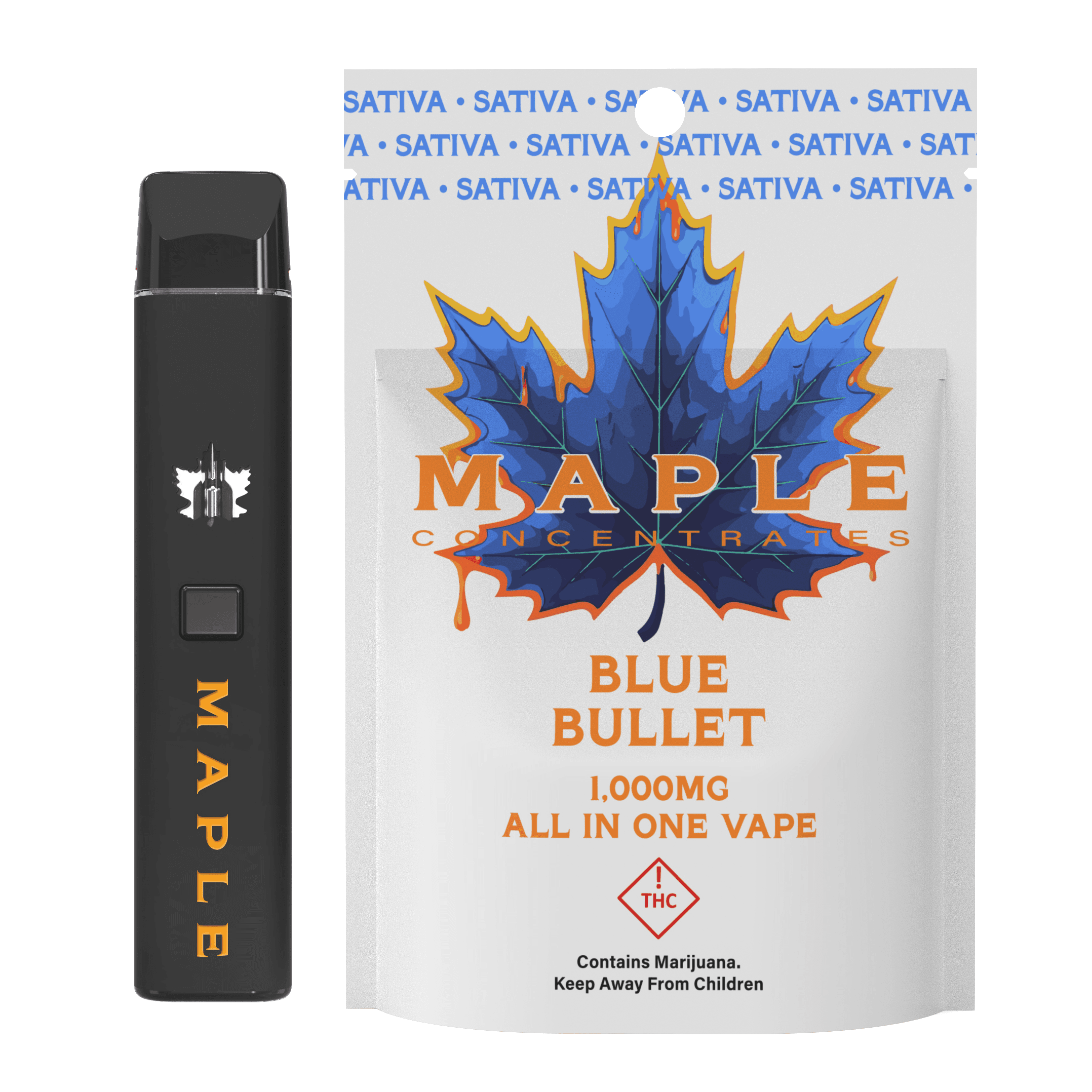 Maple Blue Bullet (S) - All-In-One - Maple