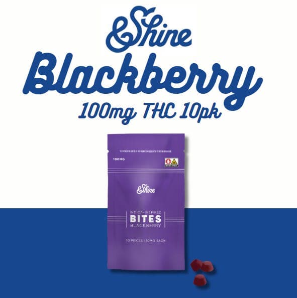 &Shine BLACKBERRY BITES | 100MG