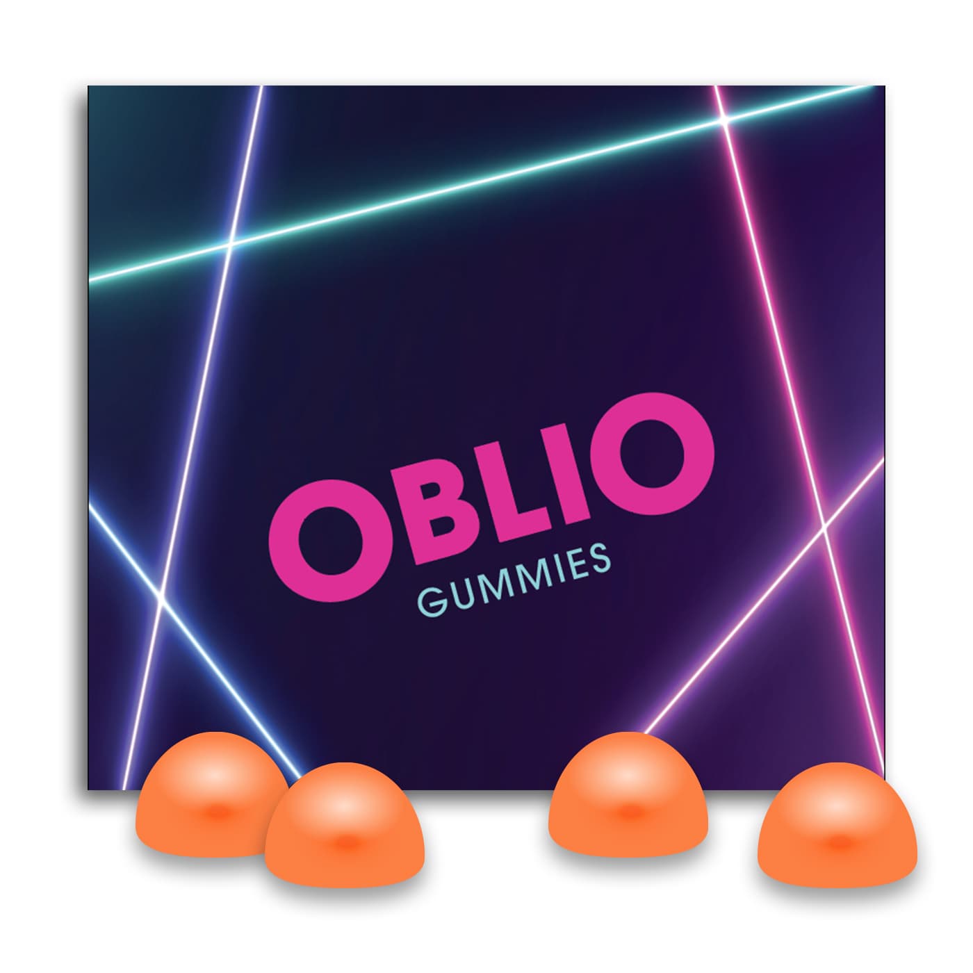 OBLIO All Day Rose' Gummies 100mg 20pk
