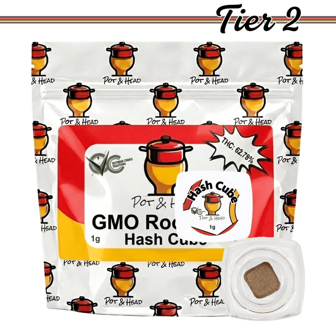 Pot & Head GMO Root Beer Hash Cube - 1G