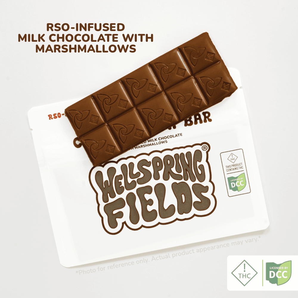 Wellspring Fields RSO Infused Choco-Mellow Bar
