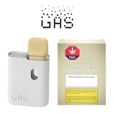 (GAS) Vanilla Live Diamonds Disposable - 1g
