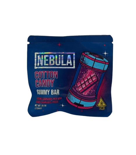 Nebula Gummy Bar 100MG-EX | Hybrid Nebula | Cotton Candy | 10 ct
