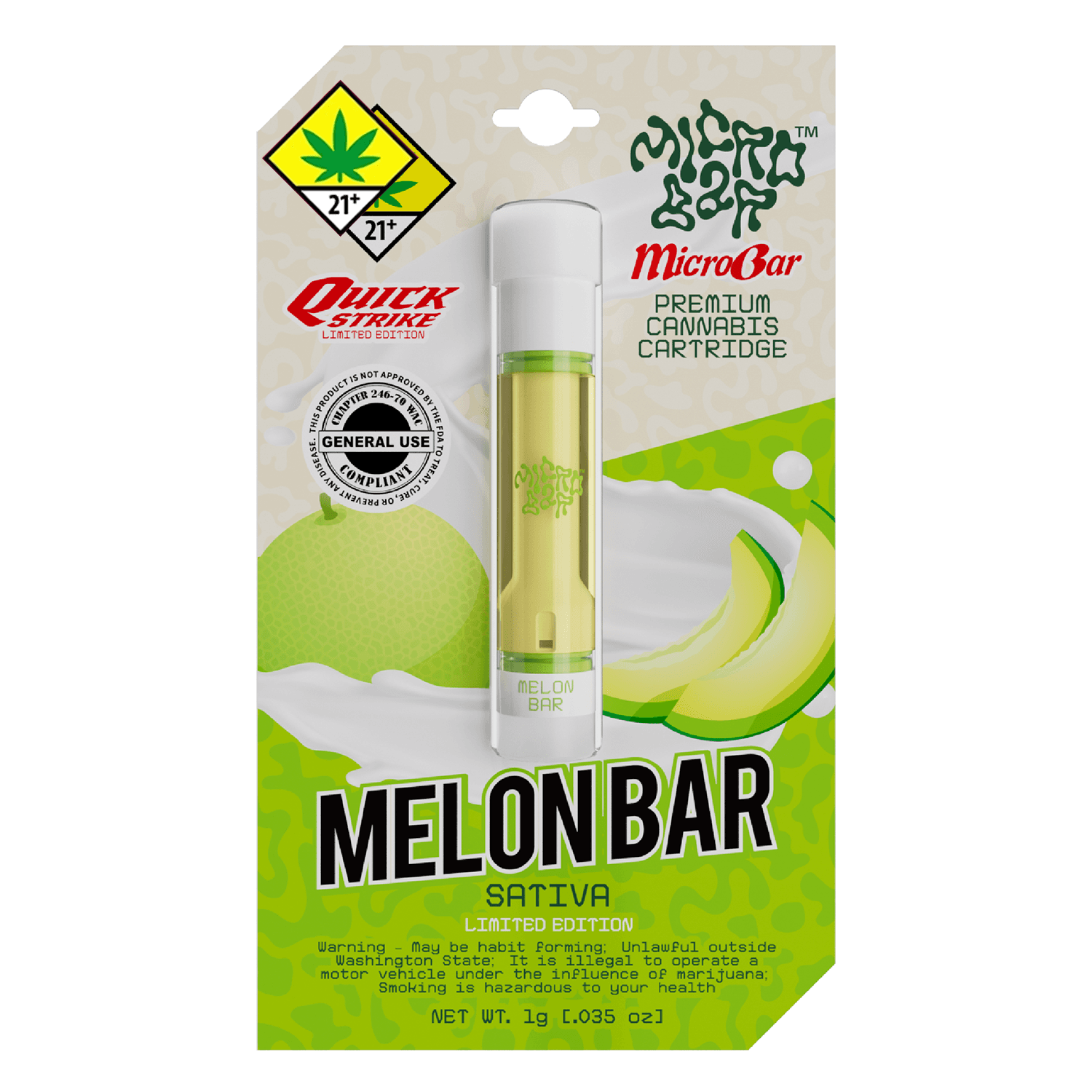 Micro Bar Micro Bar: Melon Bar (S) Flavored Cartridge