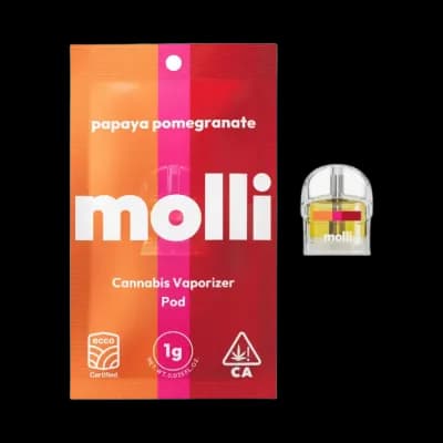 Molli PAPAYA POMEGRANATE POD 1G