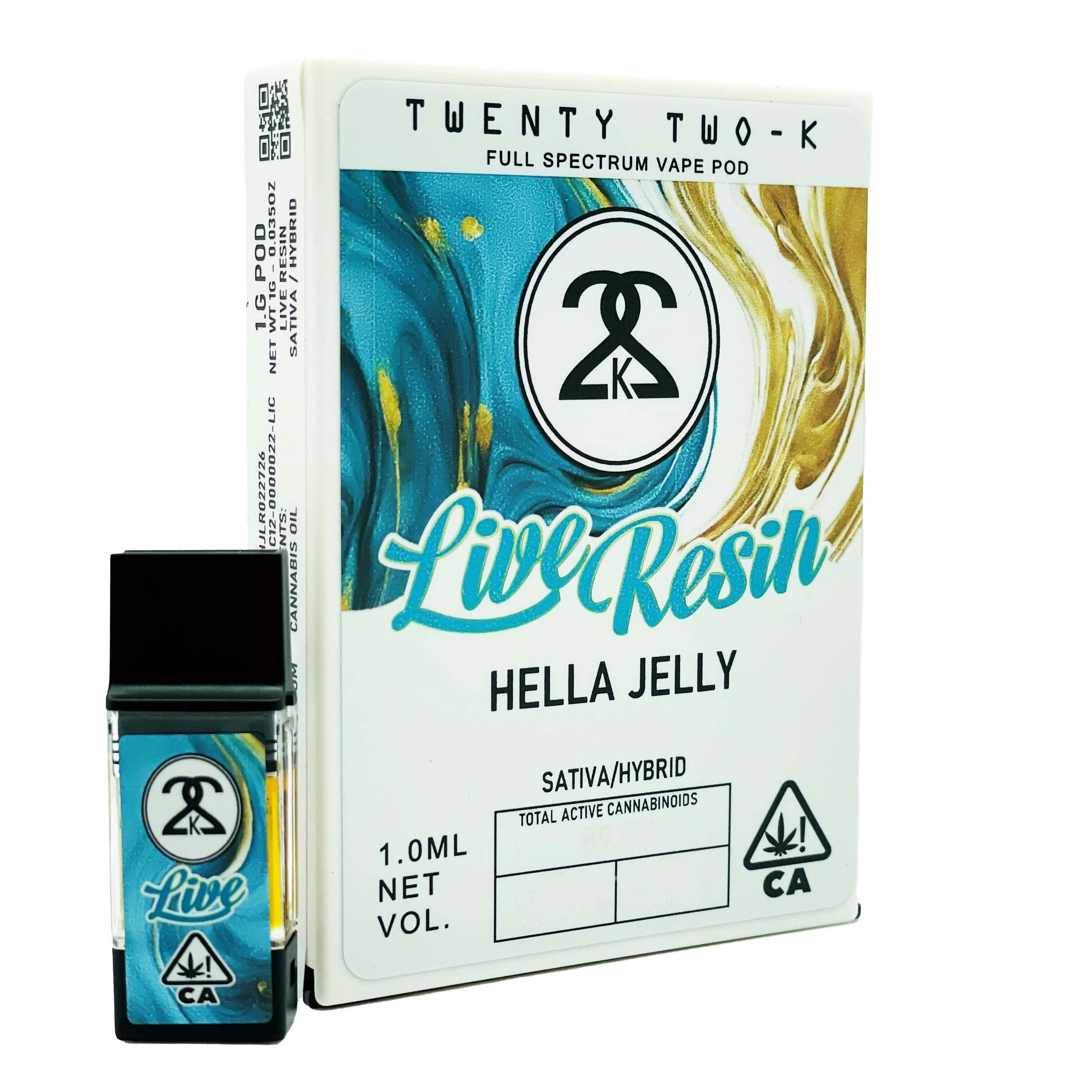 22K Hella Jelly - Live Resin - Pod - 1g