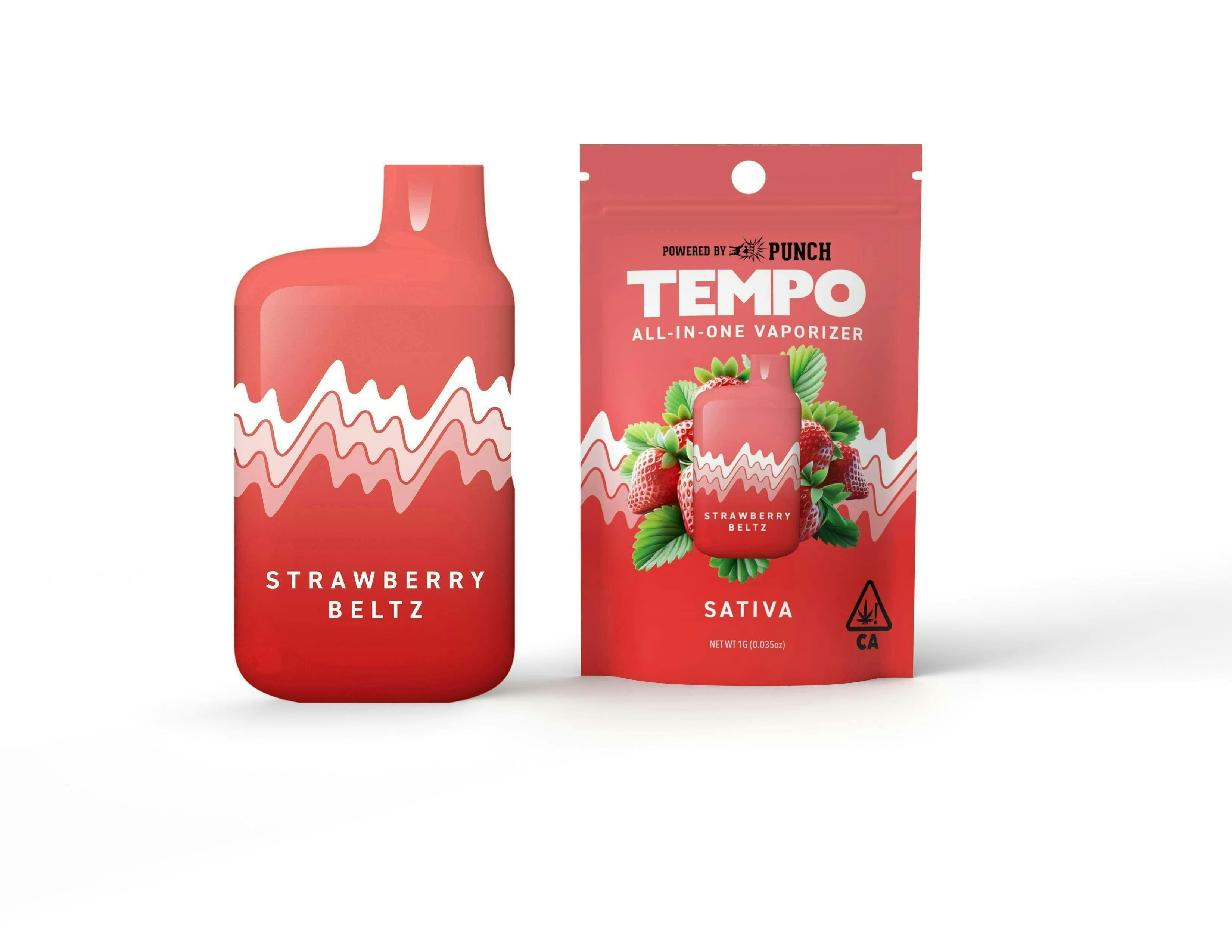 TEMPO THC ALL IN ONE - STRAWBERRY BELTZ - 1G