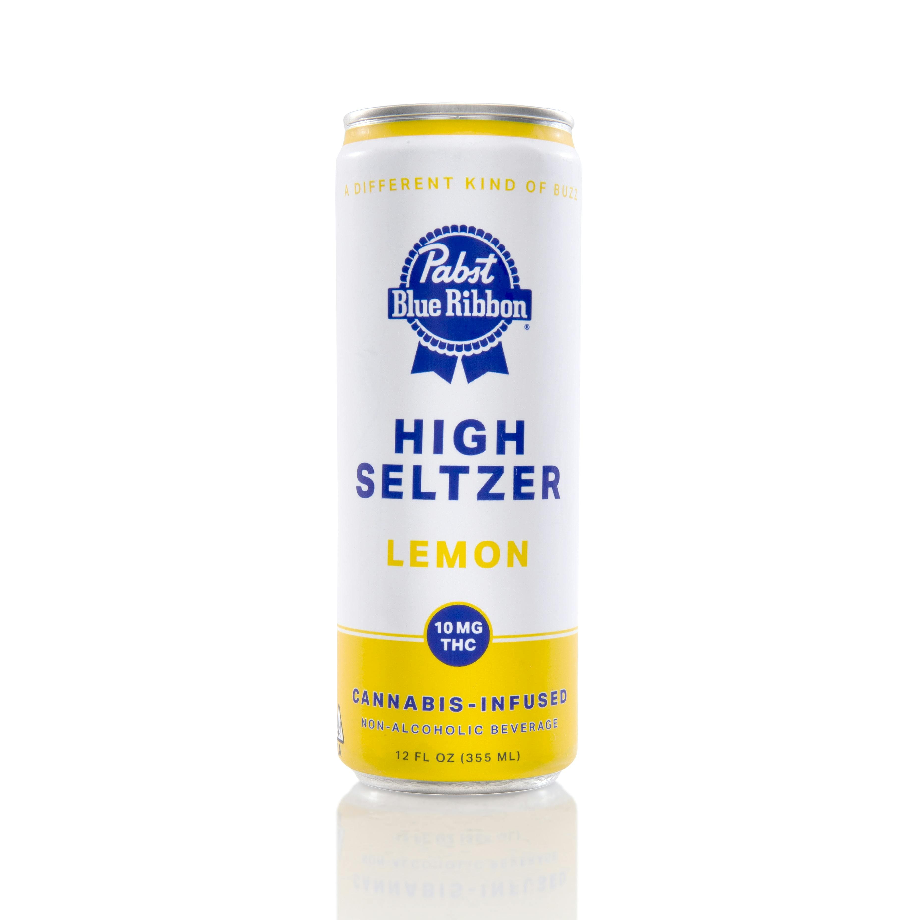PBR Infused Seltzer High Lemon | 10mg Single Can Beverages