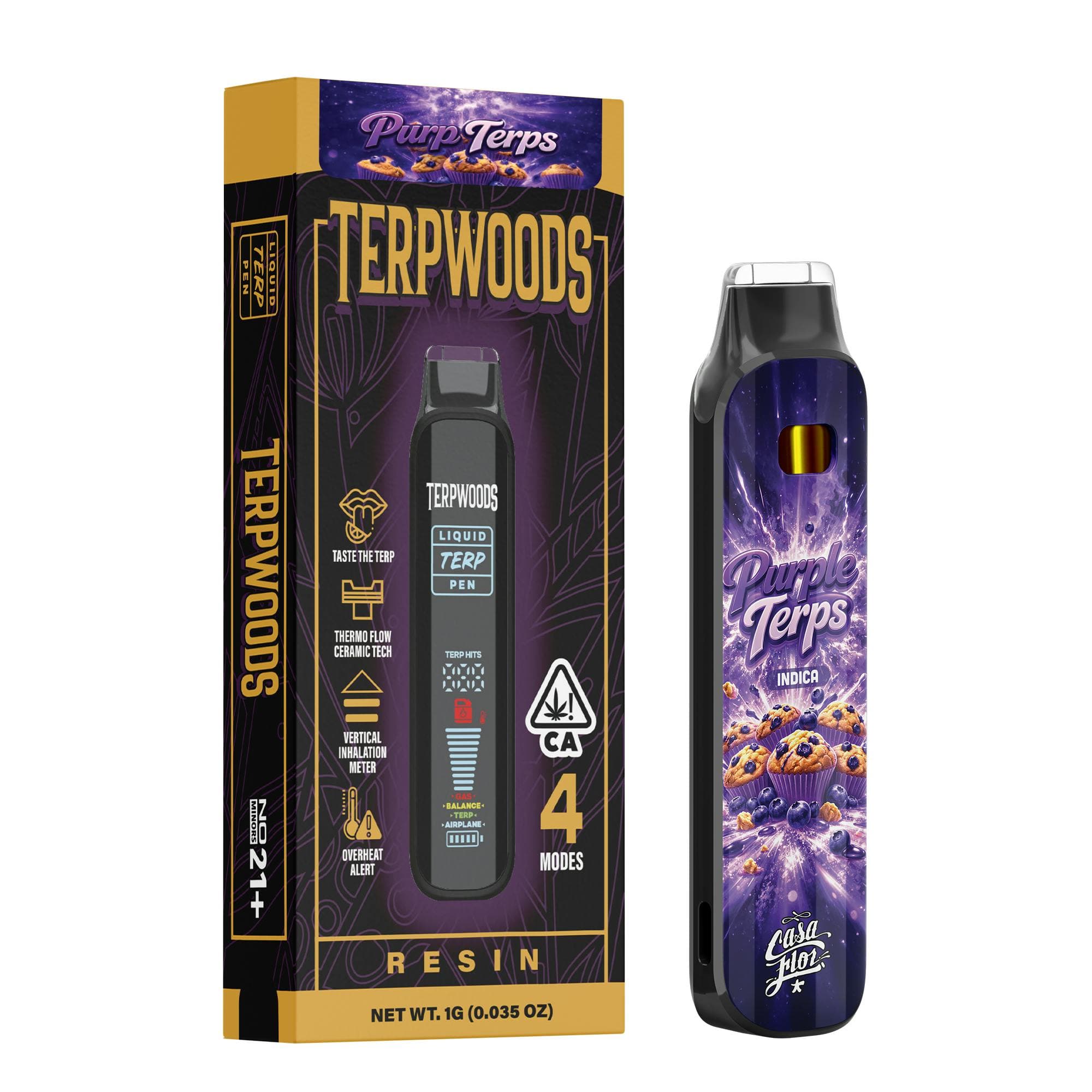 TERPWOODS Purple Terps - Live Resin - All-in-One