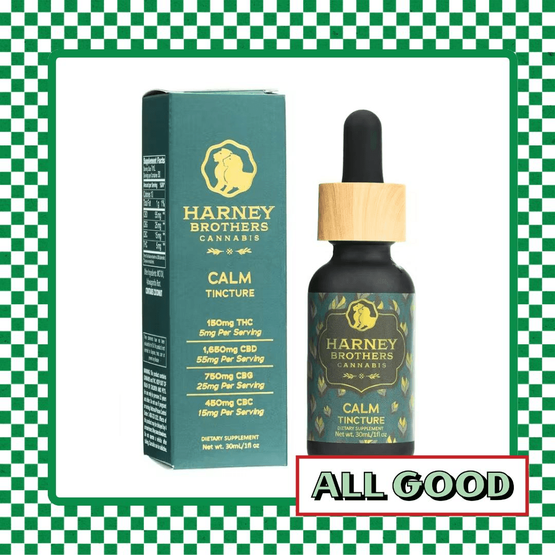 Harney Brothers Cannabis Calm [30ml] (1650mg CBD/150mg THC/150mg CBC/450mg CBG)