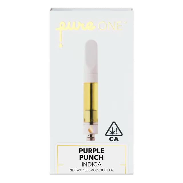 Pure Distillate - 1g Quartz Cart - Purple Punch