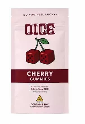 Fresh Cannabis Dice Cherry (H) Gummies 10mg 5pk