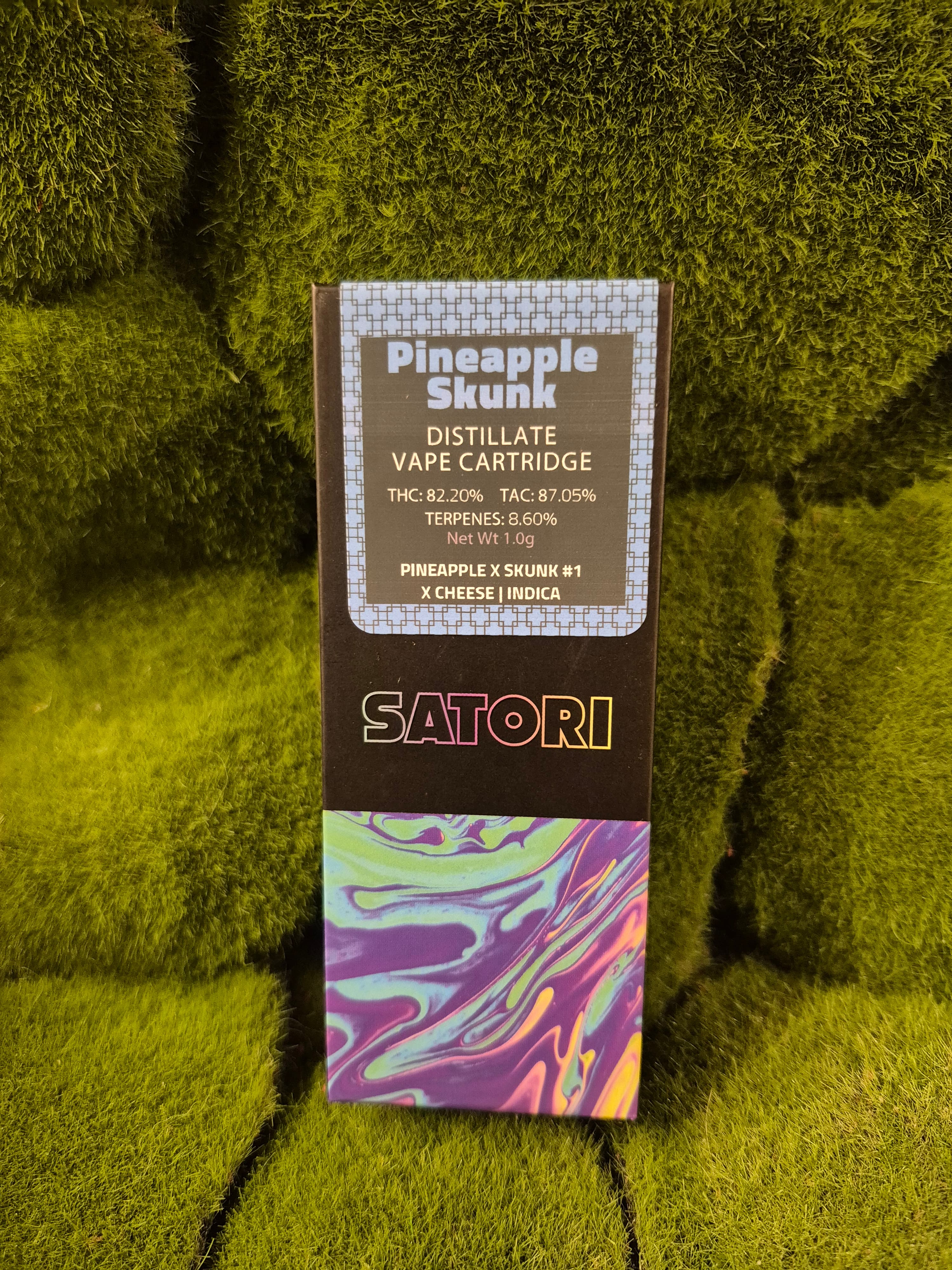 Satori Distillate Vape Cart | Pineapple Skunk | Satori
