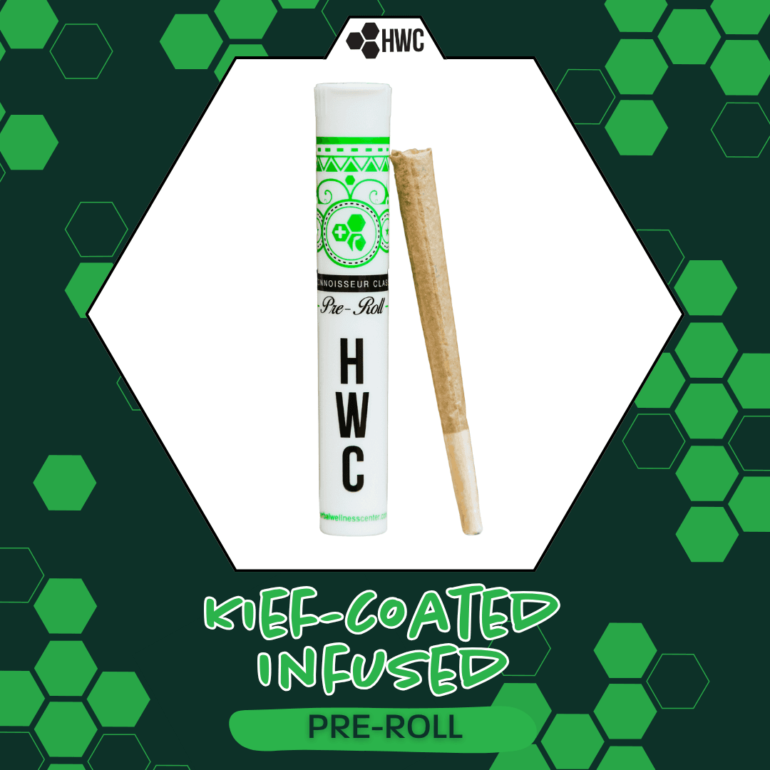 Herbal Wellness Center HWC Kief Coated Infused Pre-roll - Raspberry Lemonade - 1g