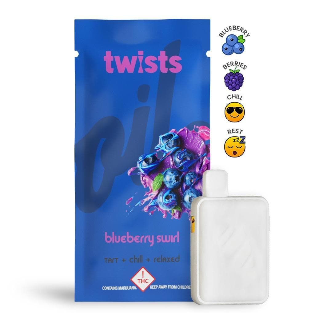 Oil Twist Blueberry Swirl Flavored Disposable