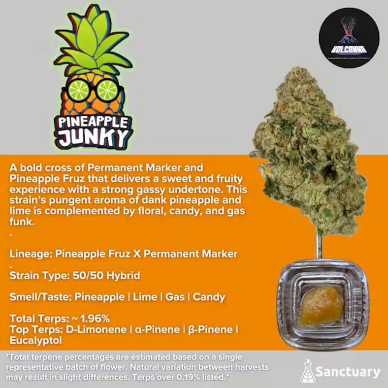 Volcanna Pineapple Junky Sauce 1g (H)