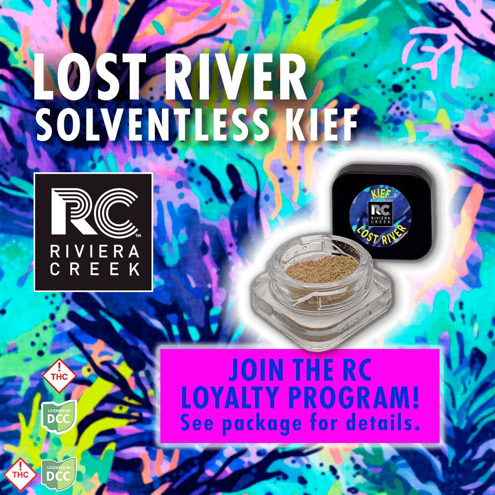 Riviera Creek RIVIERA CREEK LOST RIVER KIEF INDICA