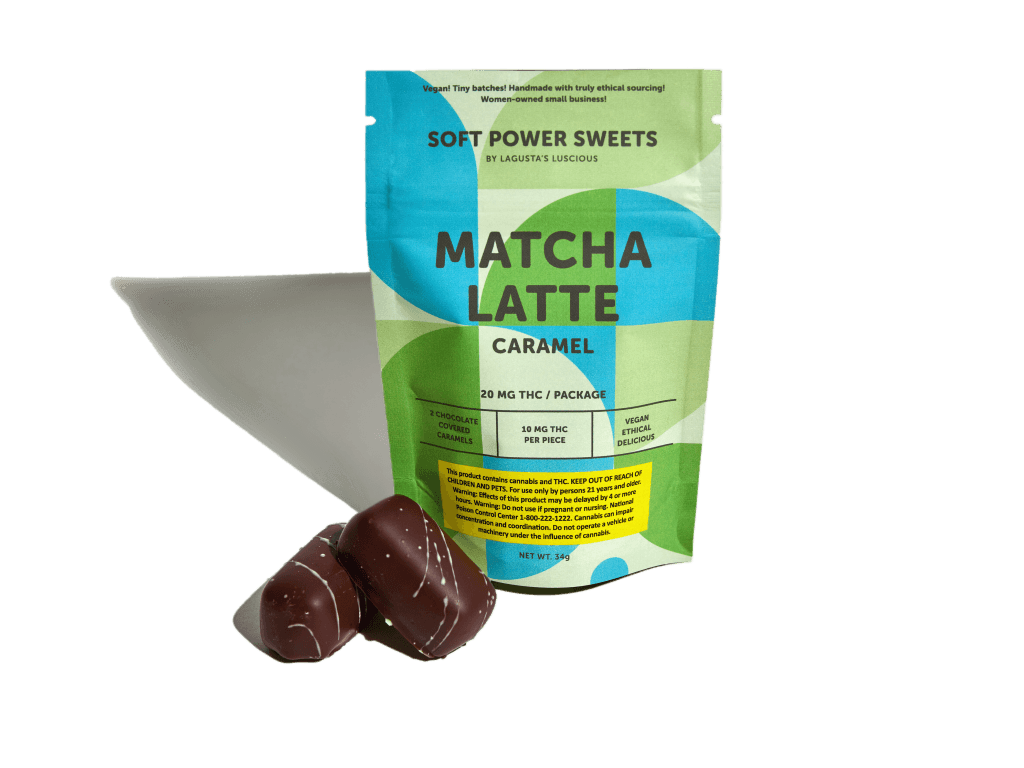 Soft Power Sweets MINI CANDY BAR | MATCHA LATTE | 2PK 50MG