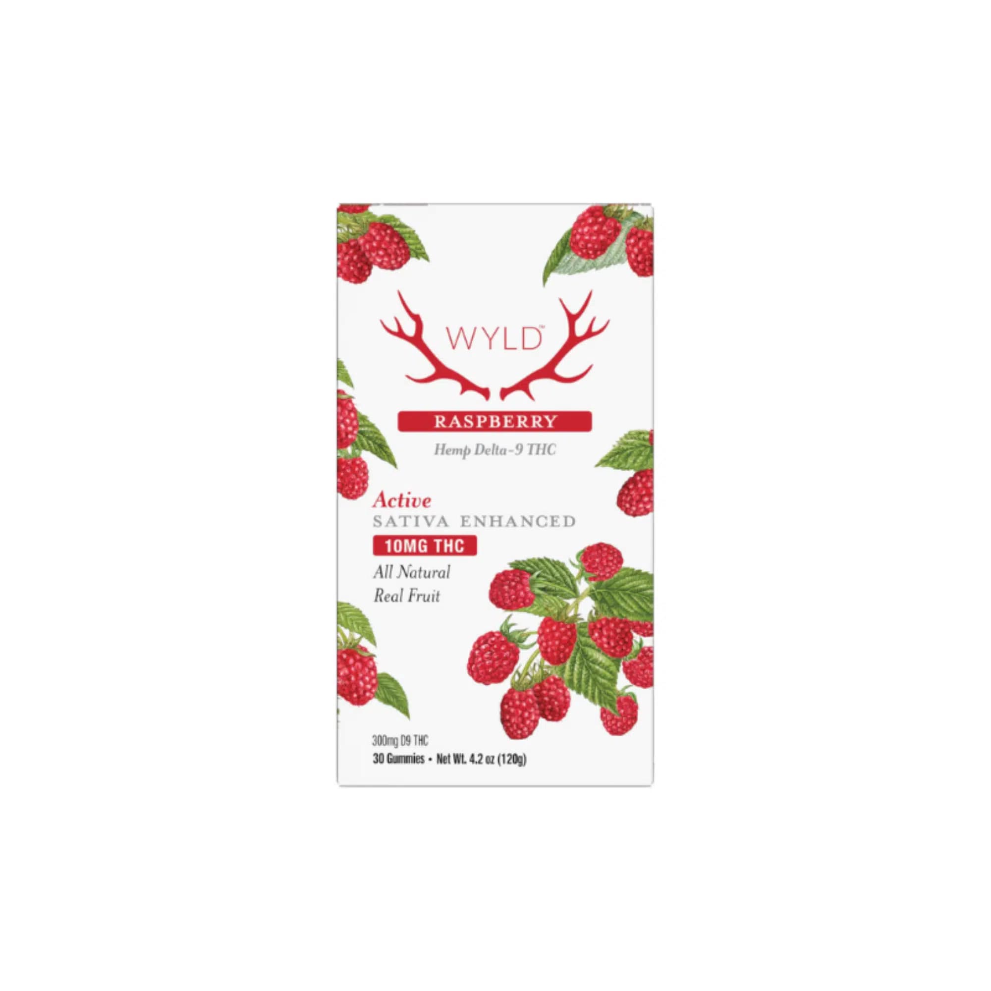 Wyld 300mg Raspberry Gummies