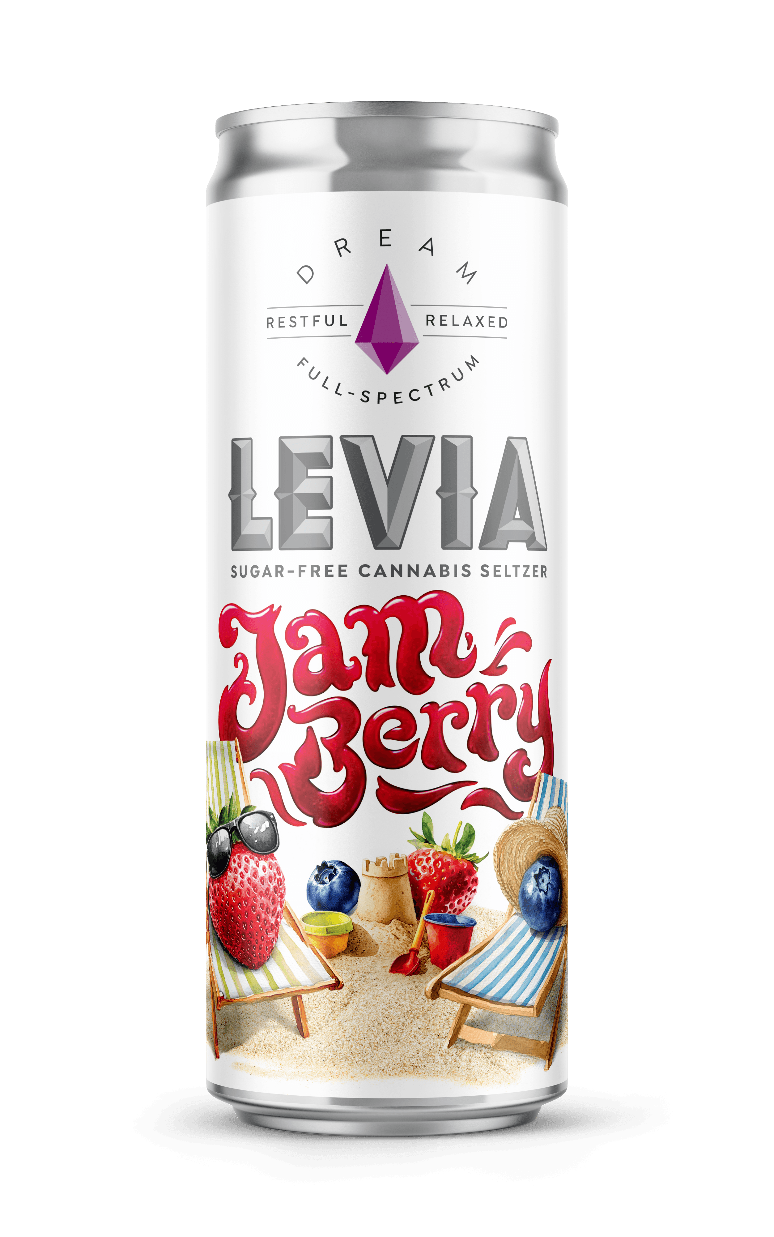 LEVIA JAMBERRY DREAM Sugar-Free Cannabis Seltzer