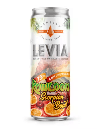 LEVIA KOWLOON SCORPION BOWL ACHIEVE Sugar-Free Cannabis Seltzer