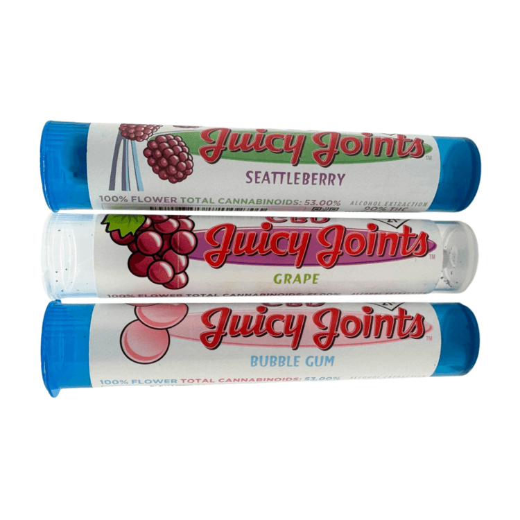 Juicy Joints .8g CBD Preroll Grape Juicy Joints